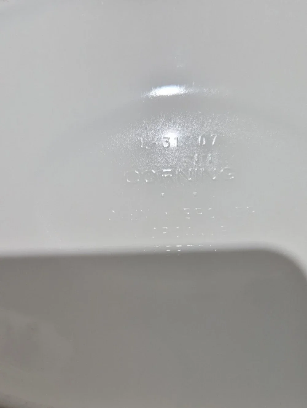 Corningware Elegant Floral Bowl White Covered Casserole with Clear Lid